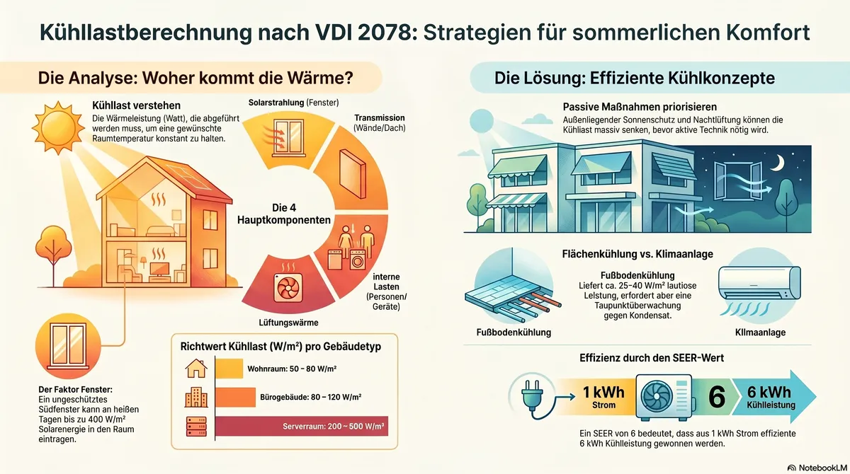 Strategien zur effizienten Kühllastberechnung (VDI 2078)